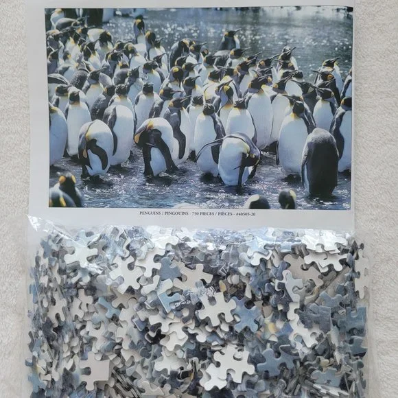 Jigsaw Puzzle 750pc NEW | Penguins - Picture 3 of 9